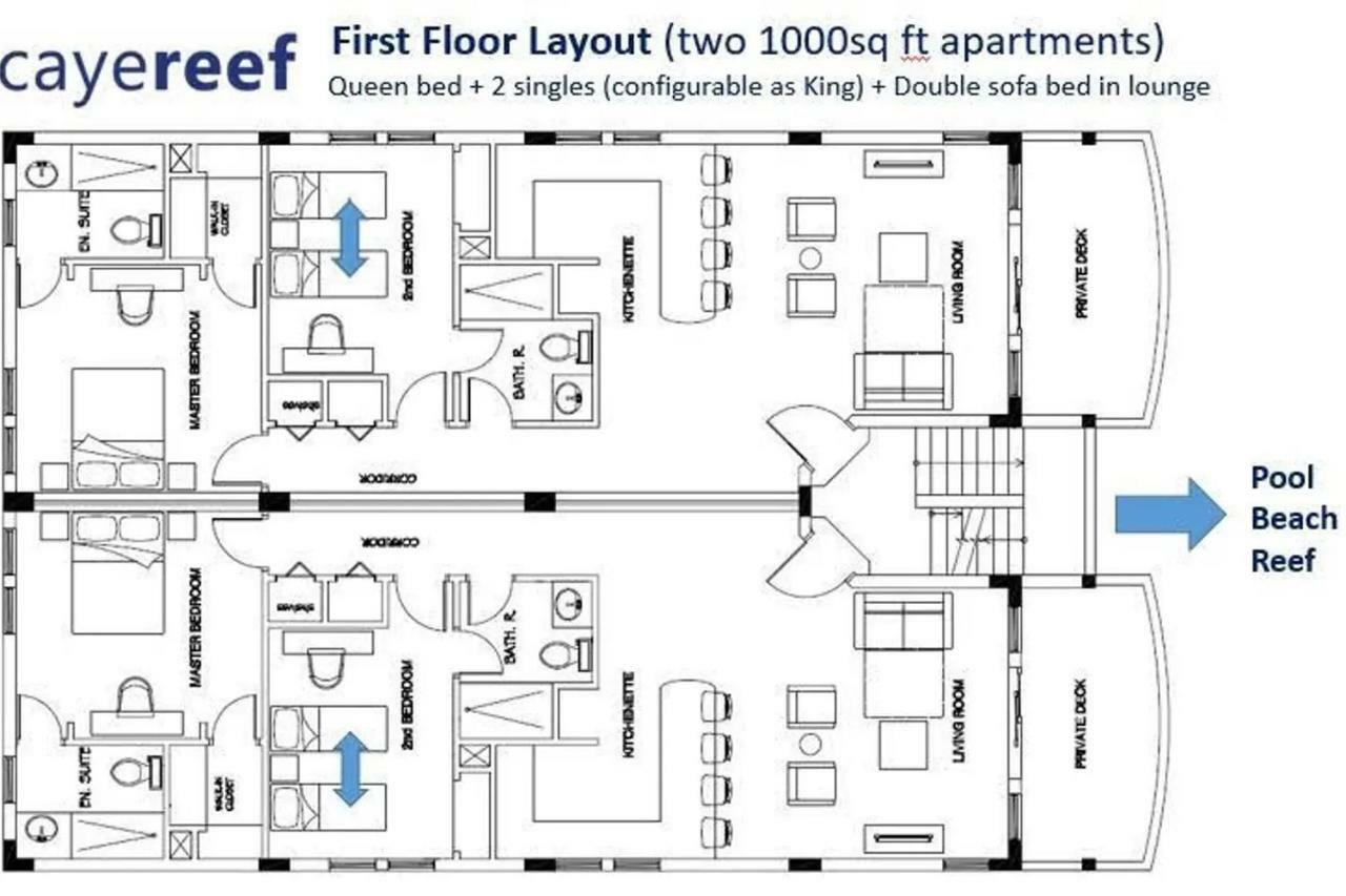 Caye Reef Condos Кей-Колкер Екстер'єр фото